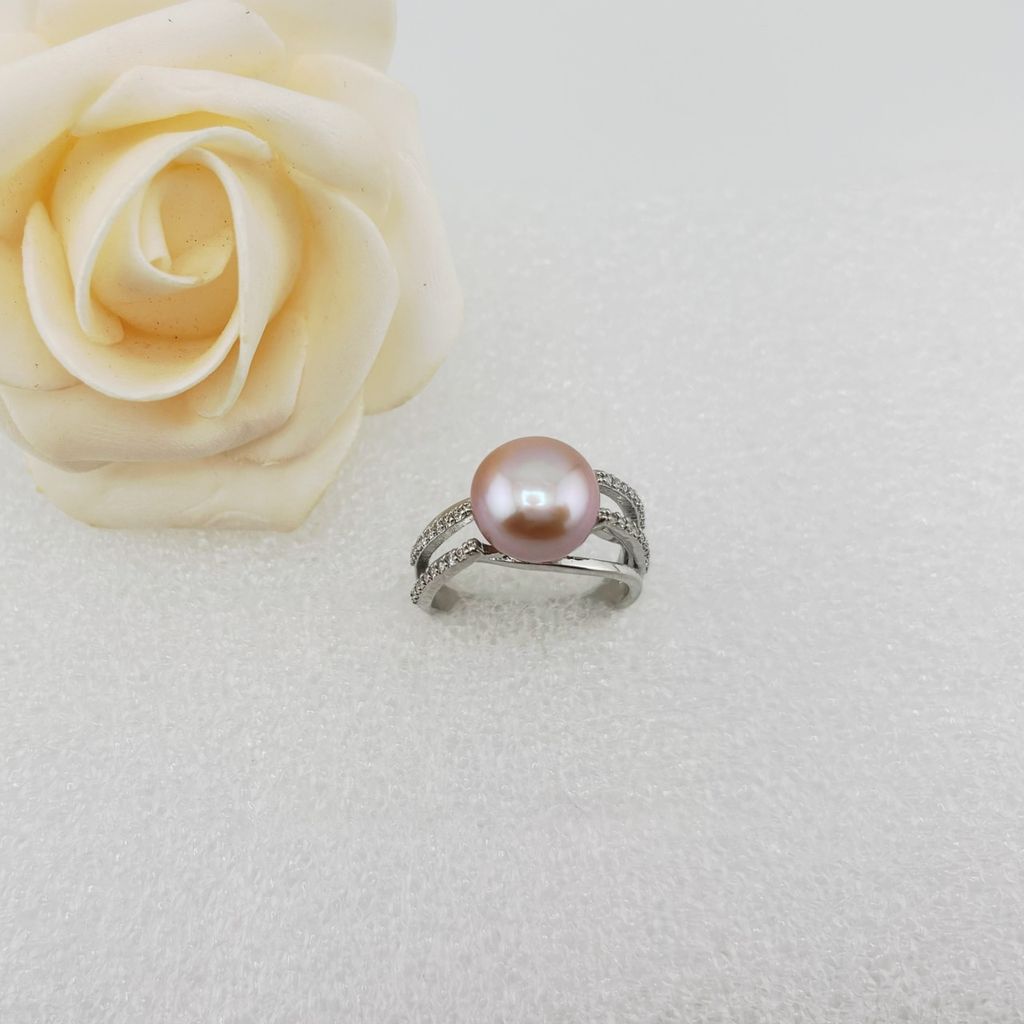 Nhẫn Ngọc Trai Thật Tự Nhiên MADAME HIEN PEARLS Nhẫn Đại Gia Sang Trọng Nam Nữ NN066