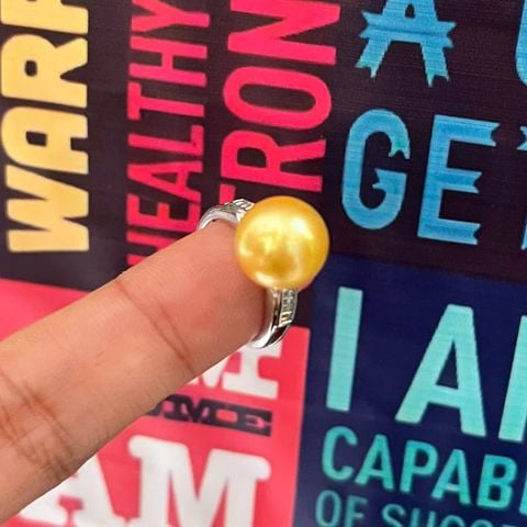 Nhẫn Bạc Ngọc Trai Tự Nhiên Có Thể Điều Chỉnh Kích Thước Tối Giản Sang Trọng MADAME HIEN PEARLS NT025