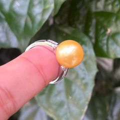 Nhẫn Bạc Ngọc Trai Tự Nhiên Có Thể Điều Chỉnh Kích Thước Tối Giản Sang Trọng MADAME HIEN PEARLS NT025