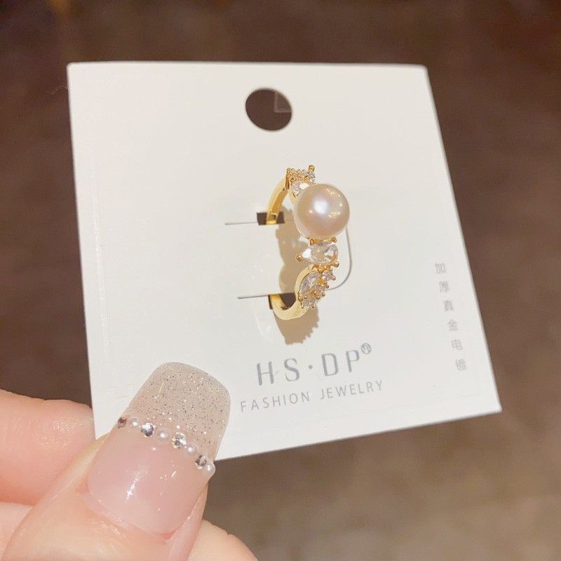 Nhẫn Ngọc Trai Tự Nhiên Mặt Đính Đá Quý Merbers Và Metstelling Forest Finger Precepts MADAME HIEN PEARLS Cho Nữ NN129