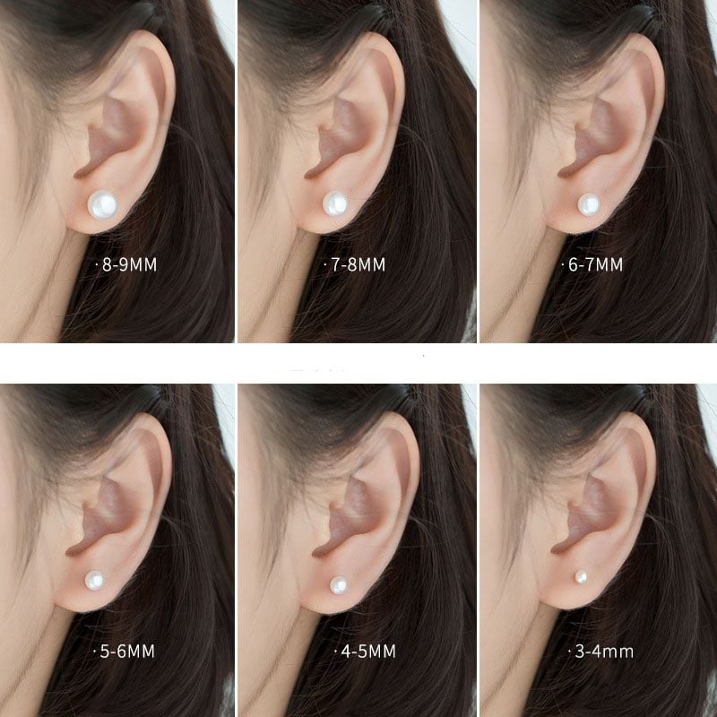 Bông tai Nụ Ngọc Trai Chuôi Bạc Ý s925 Madame Hien Pearls Thời trang tối giản BTN0BD056
