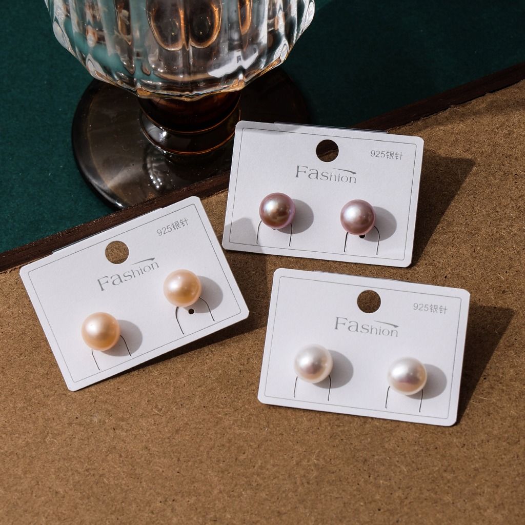 Bông tai Nụ Ngọc Trai Chuôi Bạc Ý s925 Madame Hien Pearls Thời trang tối giản BTN0BD056