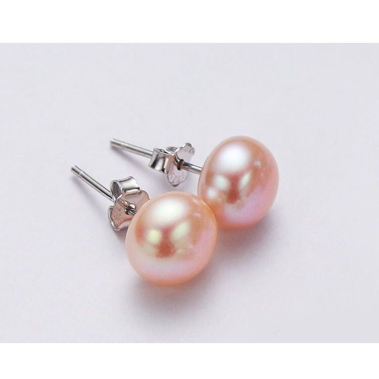 Bông tai Nụ Ngọc Trai Chuôi Titan Madame Hien Pearls Thời trang tối giản BTN0ID056