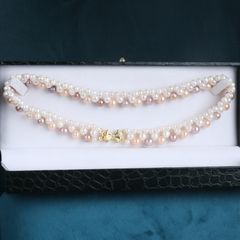 Vòng Cổ Ngọc Trai 3 Lớp MADAME HIEN PEARLS Thời Trang Nữ Sang Trọng CT037
