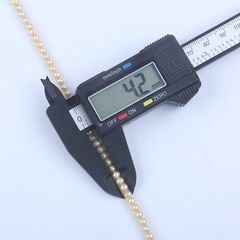 Vòng Cổ Ngọc Trai Akoya 4-4,5mm Vàng Tự Nhiên Khoá Tua Rua Dài Đính Hạt Ngọc Trai Nhỏ Xinh MADAME HIEN PEARLS Cho Nữ CT070