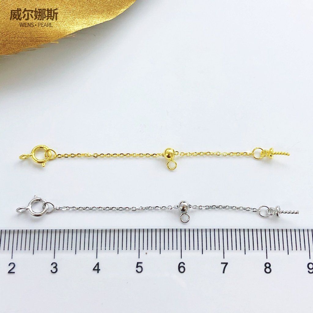 Vòng Cổ Ngọc Trai Akoya 4-4,5mm Vàng Tự Nhiên Khoá Tua Rua Dài Đính Hạt Ngọc Trai Nhỏ Xinh MADAME HIEN PEARLS Cho Nữ CT070