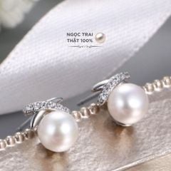 Hoa Tai Nụ Ngọc Trai Nước Ngọt MADAME HIEN PEARLS Xinh Xắn BTN035