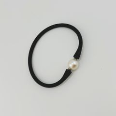 Vòng Tay Cao Su Silicone Đa Sắc Giải Trí Vui Nhộn Phối Hạt Ngọc Trai To MADAME HIEN PEARLS Unisex Nam Nữ VTT056