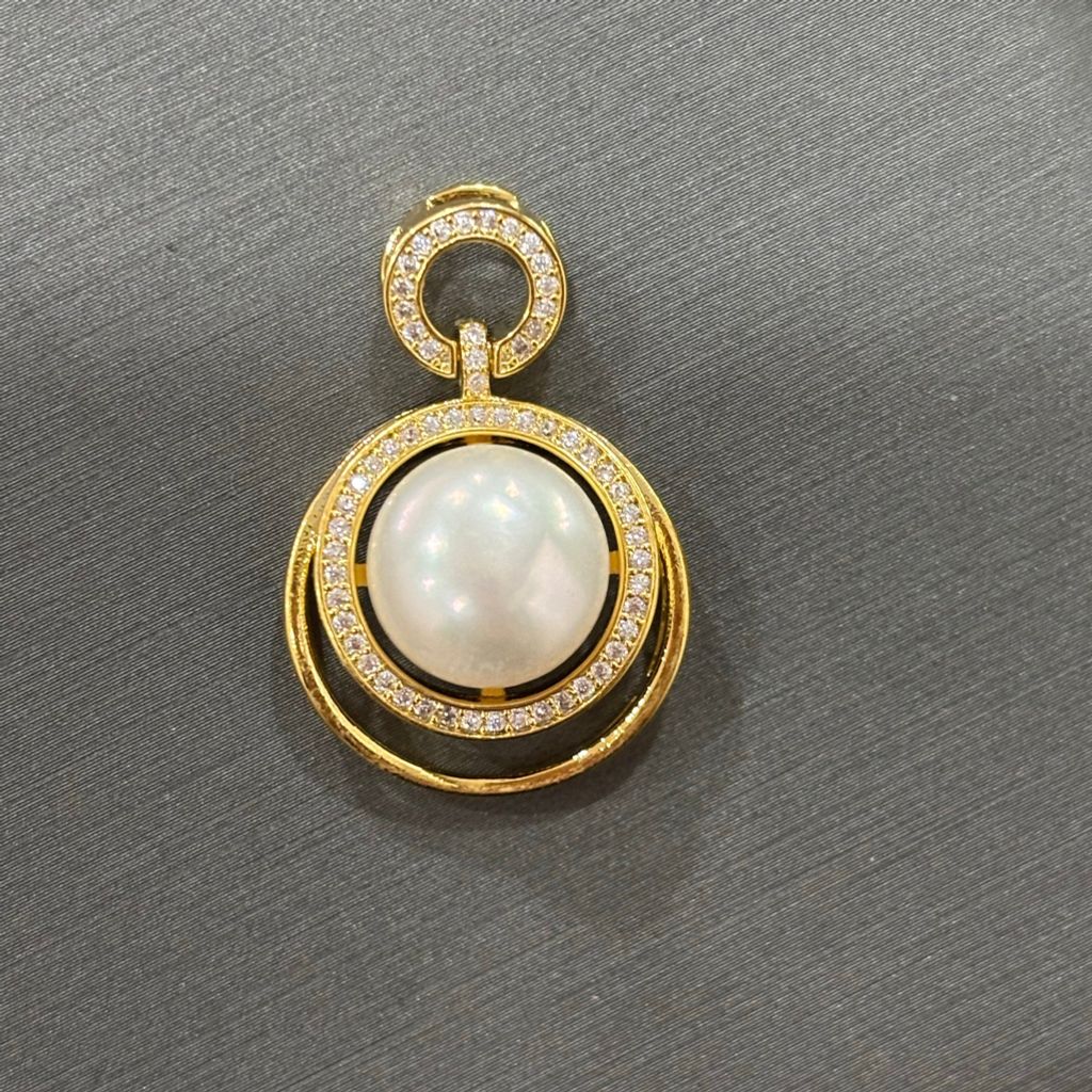 Mặt Dây Chuyền Ngọc Trai Tự Nhiên Khung Giọt Nước Sang Trọng MADAME HIEN PEARLS Cho nữ MN060
