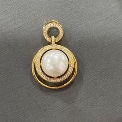 Mặt Dây Chuyền Ngọc Trai Tự Nhiên Khung Giọt Nước Sang Trọng MADAME HIEN PEARLS Cho nữ MN060