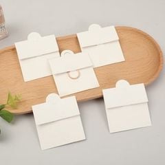 Bộ tag treo nhẫn màu trắng tinh khôi 4x6cm PKG017