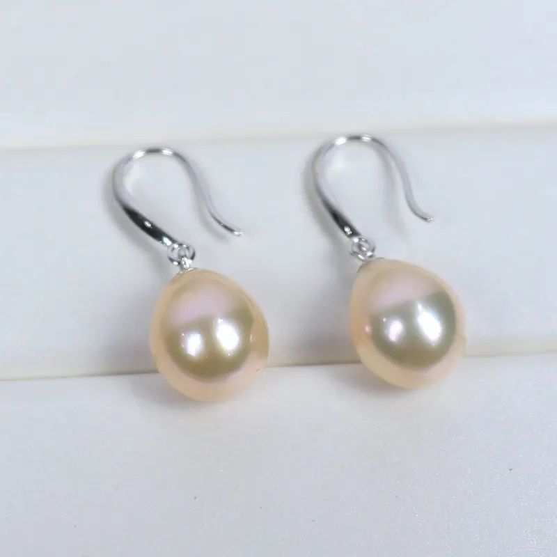 Bông Tai Bạc 925 mạ MADAME HIEN PEARLS Đính Hạt Trai Hình Giọt Nước Thời Trang Cho Nữ BTG002