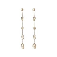 Khuyên Tai Tua Rua Ngọc Trai Tự Nhiên, Thời Thượng MADAME HIEN PEARLS Cho Nữ BTB033