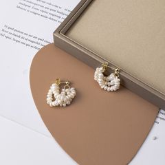 Bông Tai Ngọc Trai Baroque 3 Dây Võng Đung Đưa Kiêu Kỳ MADAME HIEN PEARLS Cho Nữ BTB095