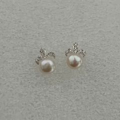 Bông Đẩy Bạc Ta Ngọc Trai Nhí Tự Nhiên BD356 MADAME HIEN PEARLS Cho Nữ BTBTN007