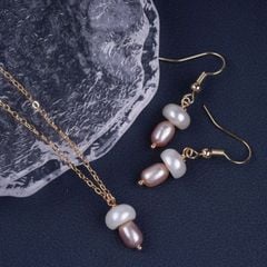 Bông Tai Ngọc Trai Kẹo Hồ Lô Chuông Gió Chuôi Móc Câu MADAME HIEN PEARLS Cho Nữ