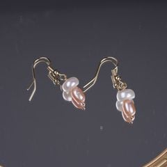 Bông Tai Ngọc Trai Kẹo Hồ Lô Chuông Gió Chuôi Móc Câu MADAME HIEN PEARLS Cho Nữ