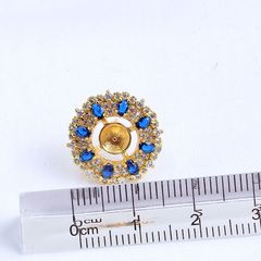 Bông Tai Ngọc Trai Tự Nhiên Đính Đá Sắc Màu Sang Trọng MADAME HIEN PEARLS BTN167