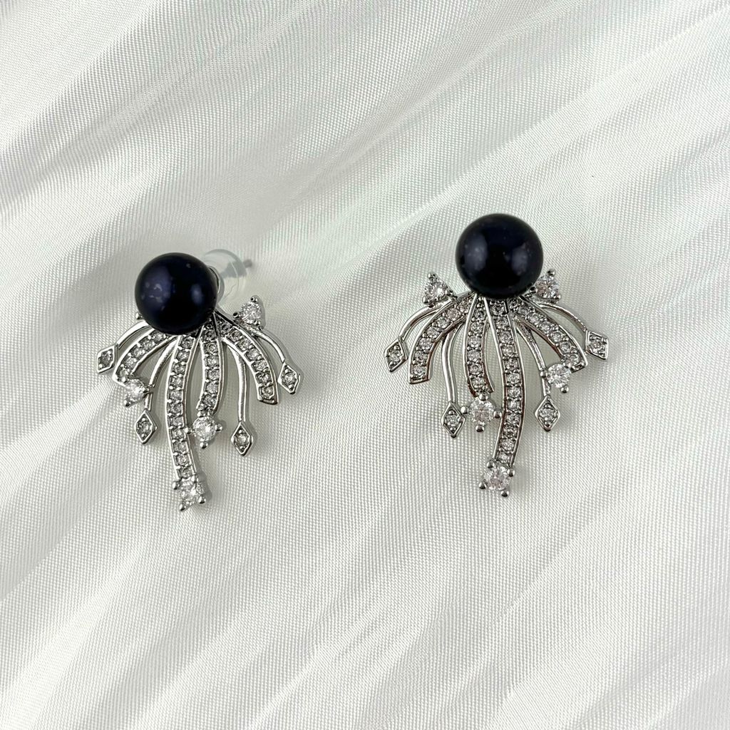 Bông Tai Ngọc Trai Tự Nhiên Pháo Hoa MADAME HIEN PEARLS BTN170