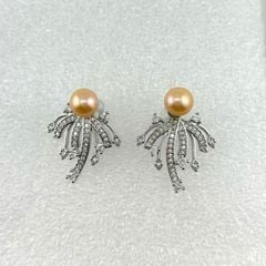 Bông Tai Ngọc Trai Tự Nhiên Pháo Hoa MADAME HIEN PEARLS BTN170