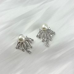Bông Tai Ngọc Trai Tự Nhiên Pháo Hoa MADAME HIEN PEARLS BTN170
