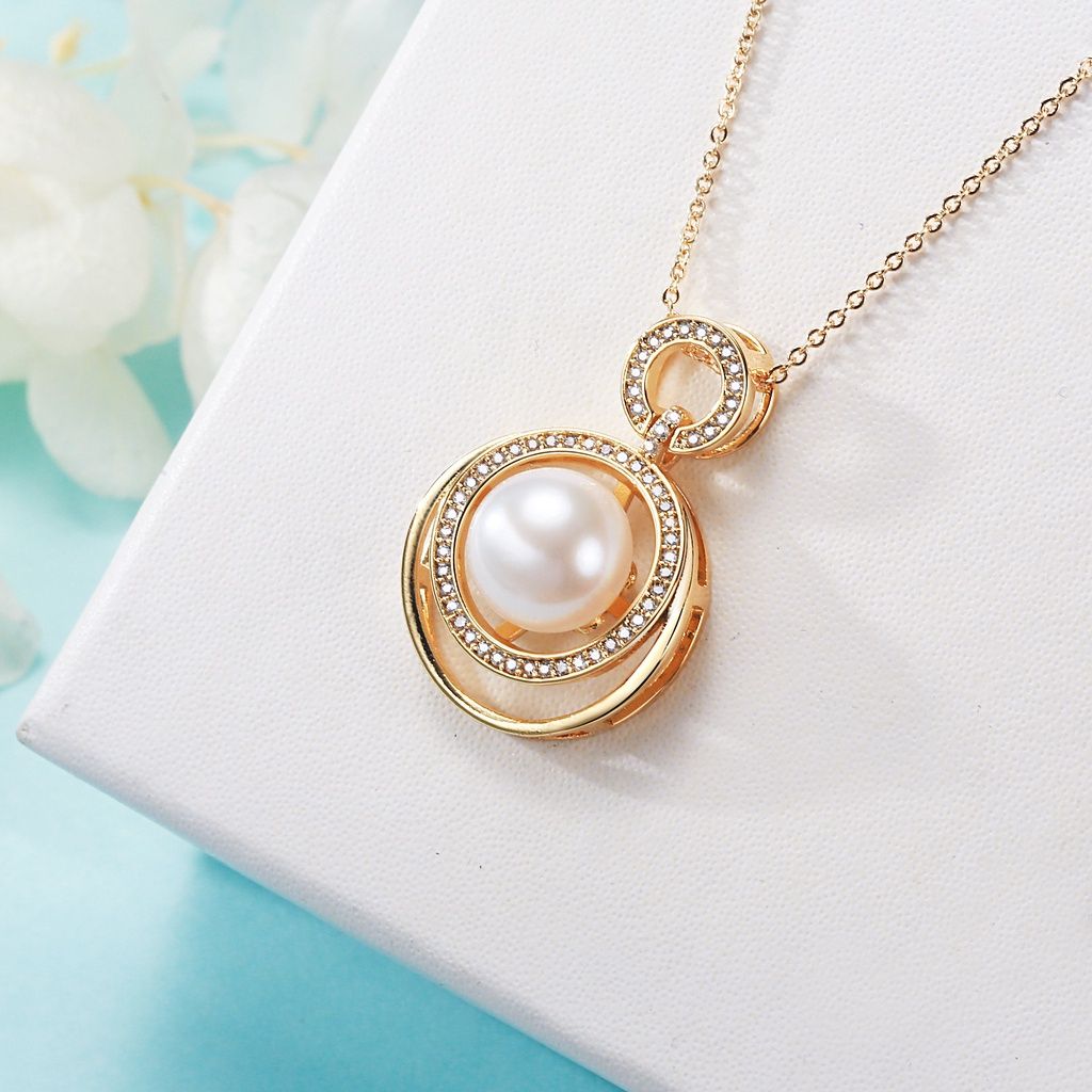 Bông Tai Ngọc Trai Tự Nhiên Phong Cách Hoàng Tộc Sang Trọng MADAME HIEN PEARLS Cho Nữ BTN264