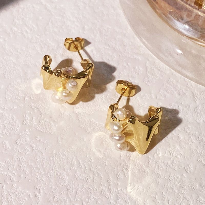 Bông Tai Ngọc Trai High Fashion Runway Tuần Lễ Thời Trang Milan MADAME HIEN PEARLS  Cho Nữ BTT039