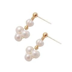 Bông Tai Ngọc Trai Tự Nhiên Kết Hoa Thần Tiên Đáng Yêu MADAME HIEN PEARLS BTT067