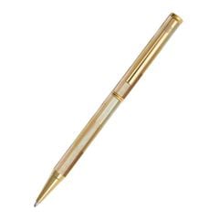 Bút Ký Cao Cấp BLUSAIGON Inspired Làm Từ Vỏ Xà Cừ Ngọc Trai Mạ Titanium Gold Cao Cấp BUT001