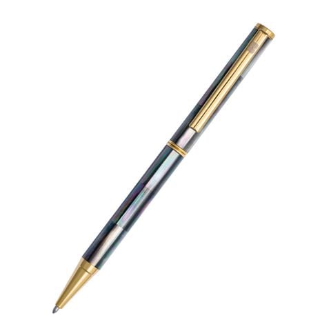 Bút Ký Cao Cấp BLUSAIGON Inspired Làm Từ Vỏ Xà Cừ Ngọc Trai Mạ Titanium Gold Cao Cấp BUT001
