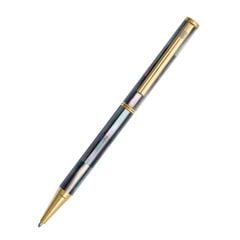 Bút Ký Cao Cấp BLUSAIGON Inspired Làm Từ Vỏ Xà Cừ Ngọc Trai Mạ Titanium Gold Cao Cấp BUT001