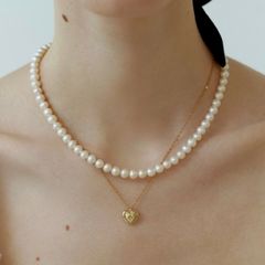 Set Bộ Trang Sức Ngọc Trai Tròn Tự Nhiên Hạt Đẹp 6-7mm Gồm Vòng cổ và Vòng Tay MADAME HIEN PEARLS SCT017