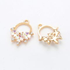 Bông Tai Ngọc Trai Ngọc Trai Đính Chùm 3 Hoa MADAME HIEN PEARLS Dễ Thương Cho Nữ BTN172