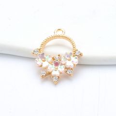 Bông Tai Ngọc Trai Ngọc Trai Đính Chùm 3 Hoa MADAME HIEN PEARLS Dễ Thương Cho Nữ BTN172