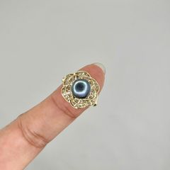 Nhẫn Ngọc Trai Tự Nhiên Hạt Đen Lông Công Mặt Hoa Hồng Nhiều Tầng Sang Trọng MADAME HIEN PEARLS Cho Nữ NN138