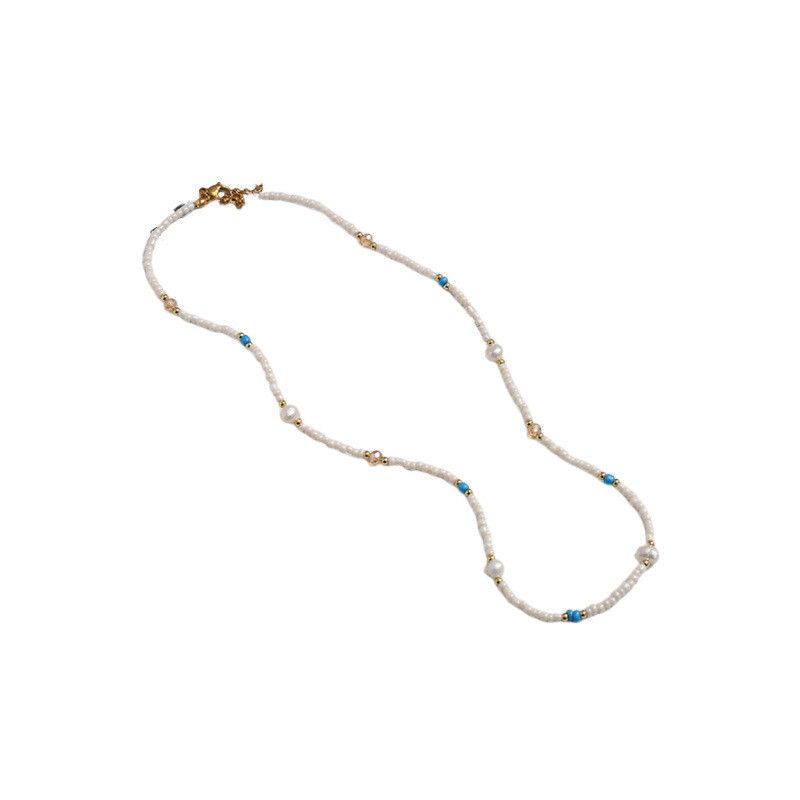 Vòng Cổ Choker Phong Cách Bohemian Phối Ngọc Trai Hạt Gạo Boho MADAME HIEN PEARLS CB036