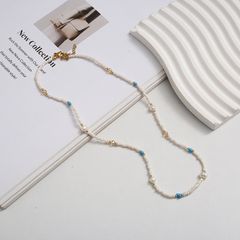 Vòng Cổ Choker Phong Cách Bohemian Phối Ngọc Trai Hạt Gạo Boho MADAME HIEN PEARLS CB036