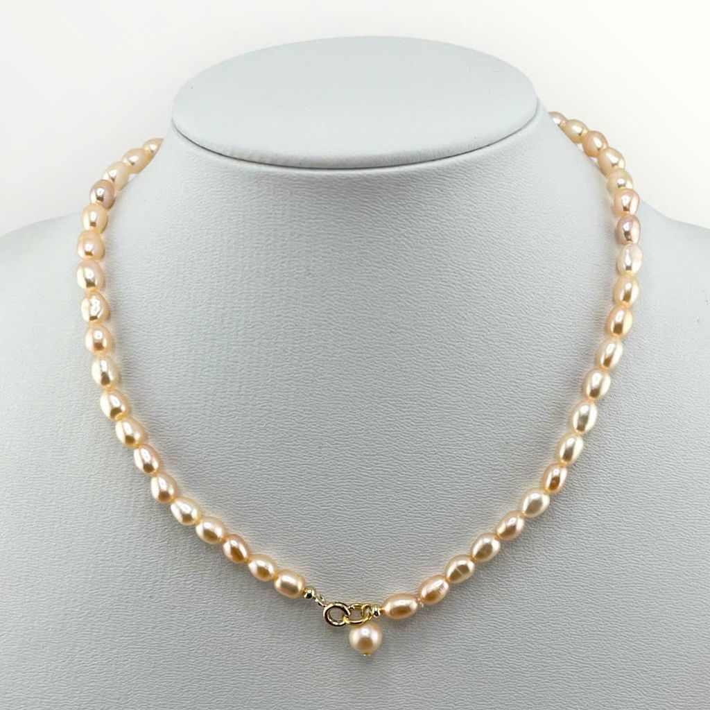 Vòng cổ Ngọc Trai Tự Nhiên 5-6mm MADAME HIEN PEARLS Đáng Yêu CG065