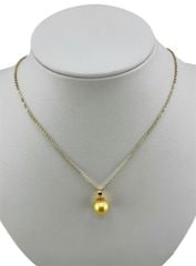 Mặt Dây Chuyền Ngọc Trai Edison Vàng 10-11mm Tối Giản Minimalist Sang Trọng MADAME HIEN PEARLS Cho Nữ MT052