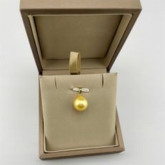 Mặt Dây Chuyền Ngọc Trai Edison Vàng 10-11mm Tối Giản Minimalist Sang Trọng MADAME HIEN PEARLS Cho Nữ MT052