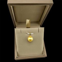 Mặt Dây Chuyền Ngọc Trai Edison Vàng 10-11mm Tối Giản Minimalist Sang Trọng MADAME HIEN PEARLS Cho Nữ MT052