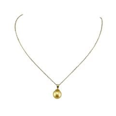 Mặt Dây Chuyền Ngọc Trai Edison Vàng 10-11mm Tối Giản Minimalist Sang Trọng MADAME HIEN PEARLS Cho Nữ MT052