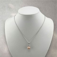 Dây Chuyền Mặt Ngọc Trai Tự Nhiên Hạt Tròn 10-11mm Mặt Vương Miện Sang Trọng MADAME HIEN PEARLS MT032