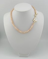 Vòng cổ ngọc trai nước ngọt tự nhiên Khoá Mặt Bướm Đáng Yêu CT013
