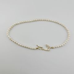 Vòng cổ ngọc trai nước ngọt tự nhiên Khoá Mặt Bướm Đáng Yêu CT013