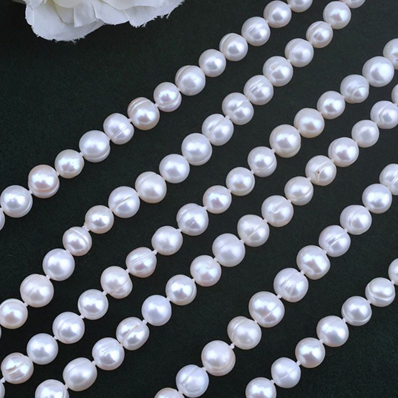Vòng Cổ Ngọc Trai 8-9mm Dài 160cm MADAME HIEN PEARLS Tối Giản Cho Nữ CT033TR89