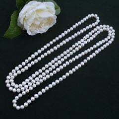 Vòng Cổ Ngọc Trai 8-9mm Dài 160cm MADAME HIEN PEARLS Tối Giản Cho Nữ CT033TR89
