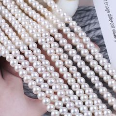 Dây Nguyên Liệu Màu Trắng Tự Nhiên 7-8mm Dùng Làm Trang Sức Thủ Công DT001