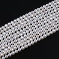 Dây Nguyên Liệu Màu Trắng Tự Nhiên 7-8mm Dùng Làm Trang Sức Thủ Công DT001