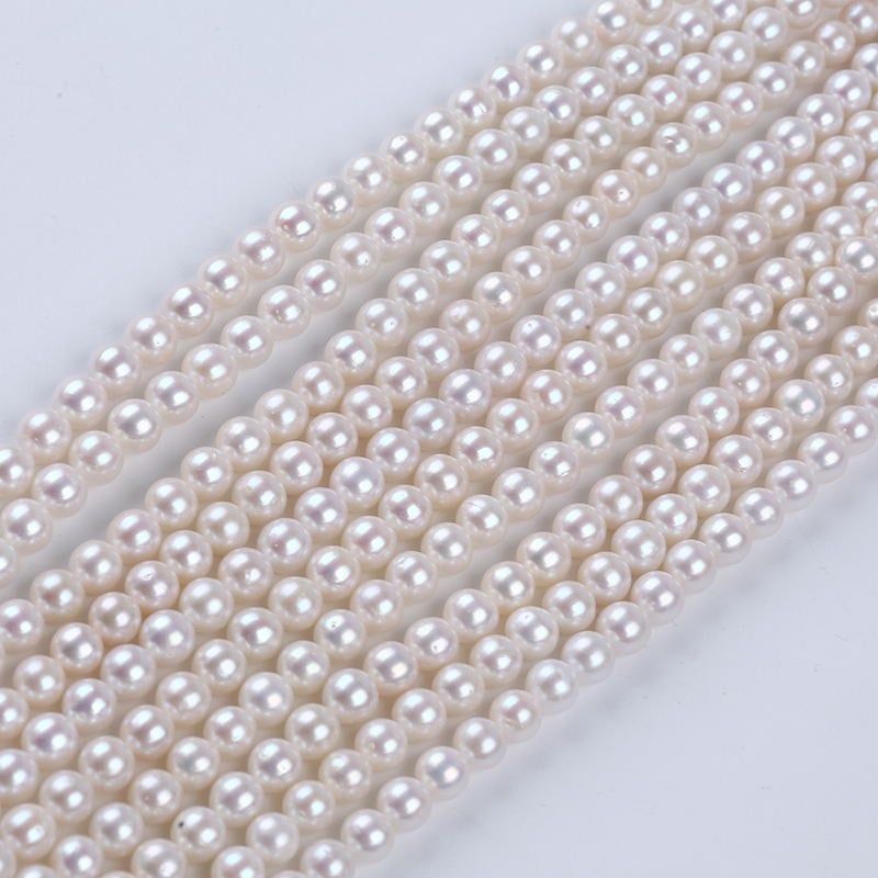 Dây Nguyên Liệu Màu Trắng Tự Nhiên 7-8mm Dùng Làm Trang Sức Thủ Công DT001